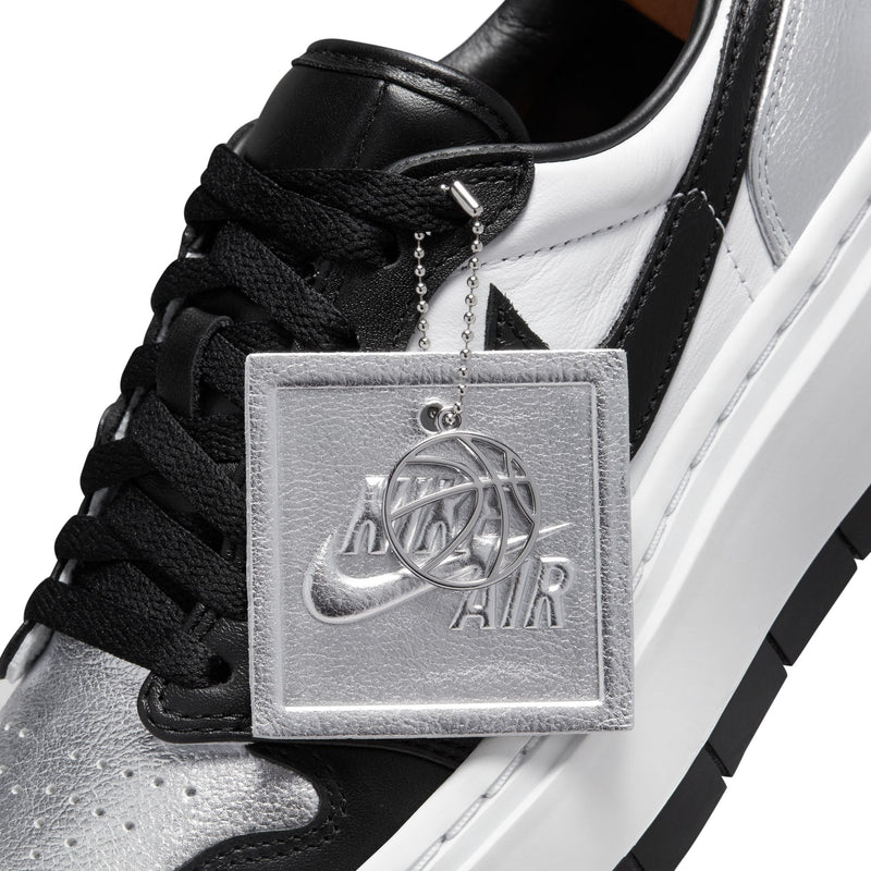 WMNS Air Jordan 1 Elevate Low SE (Metallic Silver/Black-White) - 5W Sneakers WMNS Air Jordan 1 Elevate Low SE (Metallic Silver/Black-White) - 5W -shooos shop WMNSAirJordan1ElevateLowSE MetallicSilver Black White DQ8561