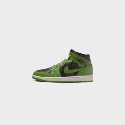 Sneakers WMNS Air Jordan 1 Mid (Black/Altitude Green-Sail) - 5W