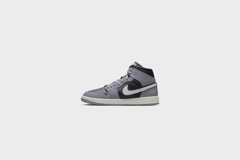 WMNS Air Jordan 1 Mid (Cement Grey/Sail-Anthracite) - 5W Sneakers WMNS Air Jordan 1 Mid (Cement Grey/Sail-Anthracite) - 5W -shooos shop WMNSAirJordan1Mid CementGrey Sail Anthracite BQ6472