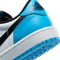 Sneakers WMNS Air Jordan 1 Retro Low OG (White/DK Powder Blue-Black) - 5.5 -shooos shop WMNSAirJordan1RetroLowOG White DKPowderBlue Black CZ0775 10411 800x