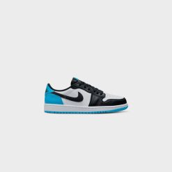 Sneakers WMNS Air Jordan 1 Retro Low OG (White/DK Powder Blue-Black) - 5.5 -shooos shop WMNSAirJordan1RetroLowOG White DKPowderBlue Black CZ0775 1044 800x