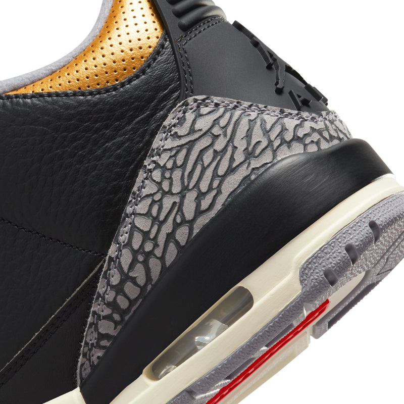 WMNS Air Jordan 3 Retro (Black/Fire Red-Metallic Gold) - 5W Sneakers WMNS Air Jordan 3 Retro (Black/Fire Red-Metallic Gold) - 5W -shooos shop WMNSAirJordan3Retro Black FireRed MetallicGold CK9246