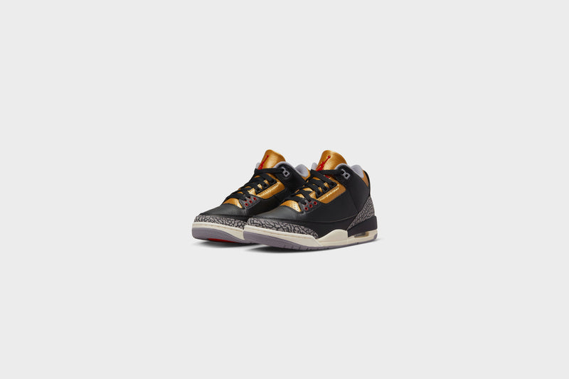 WMNS Air Jordan 3 Retro (Black/Fire Red-Metallic Gold) - 5W Sneakers WMNS Air Jordan 3 Retro (Black/Fire Red-Metallic Gold) - 5W -shooos shop WMNSAirJordan3Retro Black FireRed MetallicGold CK9246