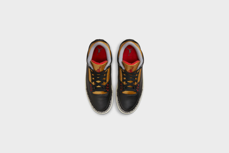 WMNS Air Jordan 3 Retro (Black/Fire Red-Metallic Gold) - 5W Sneakers WMNS Air Jordan 3 Retro (Black/Fire Red-Metallic Gold) - 5W -shooos shop WMNSAirJordan3Retro Black FireRed MetallicGold CK9246