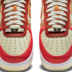 Sneakers WMNS Nike Air Force 1 ‘07 PRM (Habanero Red/Light Curry) - WMNS 5 -shooos shop WMNSNikeAirForce1 07PRM HabaneroRed LightCurry DV4462 60010 800x