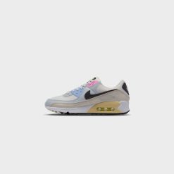 Sneakers WMNS Nike Air Max 90 (Summit White/Black-Light Bone) - 5W -shooos shop WMNSNikeAirMax90 SummitWhite Black LightBone DQ0374 1004 800x