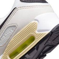 Sneakers WMNS Nike Air Max 90 (Summit White/Black-Light Bone) - 5W -shooos shop WMNSNikeAirMax90 SummitWhite Black LightBone DQ0374 1008 800x