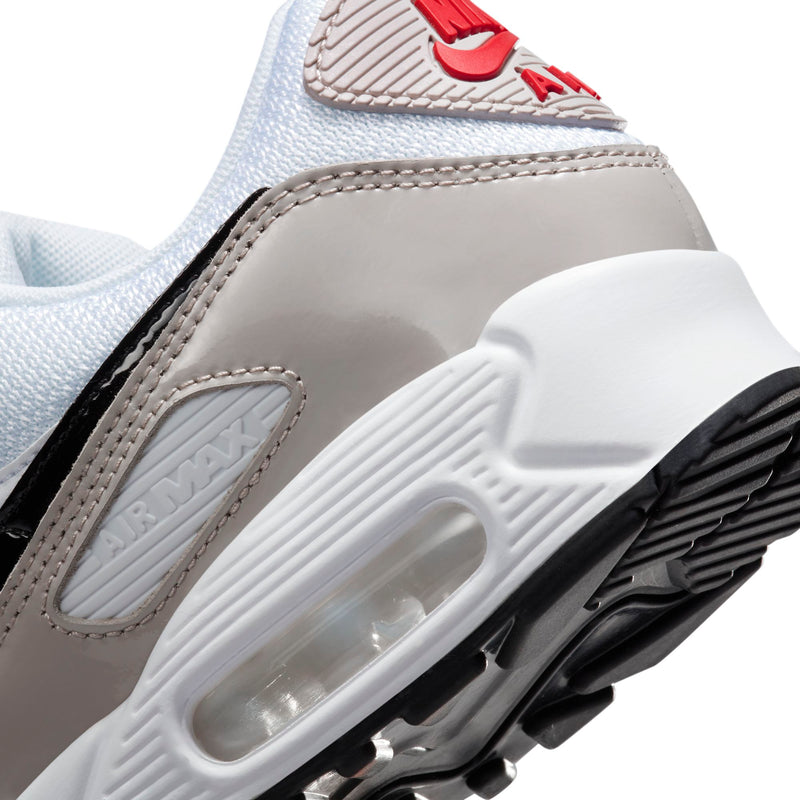 WMNS Nike Air Max 90 (White/Black-LT Iron Ore) - 5w Sneakers WMNS Nike Air Max 90 (White/Black-LT Iron Ore) - 5w -shooos shop WMNSNikeAirMax90 White Black LTIronOre DX0116
