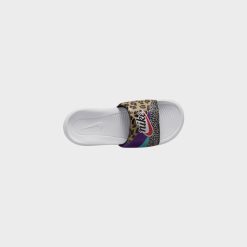 Sneakers WMNS Nike Victori One Slide Print (White/Habanero Red-Black) - WMNS 5 -shooos shop WMNSNikeVictoriOneSlidePrint White HabaneroRed Black CN9676 1043 800x