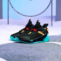 China&Sport Anta KT 2020 Klay Thompson KIDS Basketball Shoes - Black/Red/Green