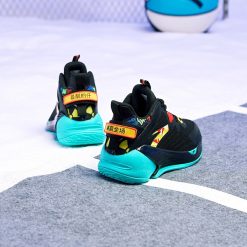 China&Sport Anta KT 2020 Klay Thompson KIDS Basketball Shoes - Black/Red/Green -shooos shop a31041101 1 2