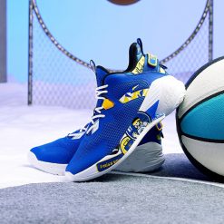 China&Sport Anta KT 2020 Klay Thompson KIDS Basketball Shoes - Blue/Yellow/White -shooos shop a31041101 3