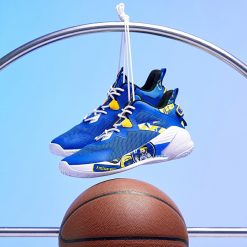 China&Sport Anta KT 2020 Klay Thompson KIDS Basketball Shoes - Blue/Yellow/White -shooos shop a31041101 3 3
