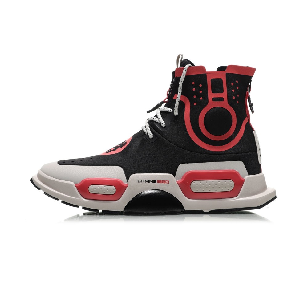 Li-Ning Essence II 2 NYFW 'REBURN' High Top Basketball Culture Shoes - Black/Red China&Sport Li-Ning Essence II 2 NYFW 'REBURN' High Top Basketball Culture Shoes - Black/Red -shooos shop agbn054 1