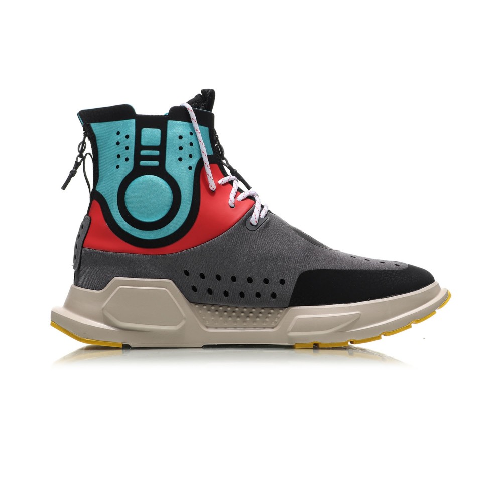 China Li-Ning Essence II 2 NYFW 'REBURN' High Top Basketball Culture Sneakers - Grey/Blue China&Sport China Li-Ning Essence II 2 NYFW 'REBURN' High Top Basketball Culture Sneakers - Grey/Blue -shooos shop agbn054 2 1