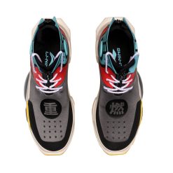 China&Sport China Li-Ning Essence II 2 NYFW 'REBURN' High Top Basketball Culture Sneakers - Grey/Blue 4 China&Sport China Li-Ning Essence II 2 NYFW 'REBURN' High Top Basketball Culture Sneakers - Grey/Blue -shooos shop agbn054 2 4