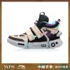 China&Sport China Li-Ning 2019 New York Fashion Week Essence ACE+ Men's High Tops Casual Shoes - Black/Purple [AGWP027-13]