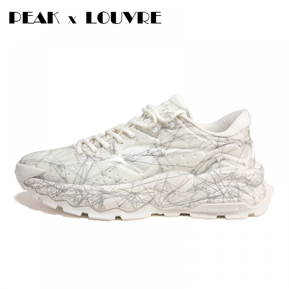 Peak X LOUVRE Yiyi Museum 2021 Summer Men's Fashion Casual Daddy Shoes China&Sport Peak X LOUVRE Yiyi Museum 2021 Summer Men's Fashion Casual Daddy Shoes -shooos shop e04931g eg