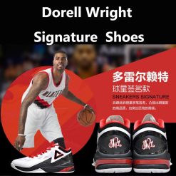 China&Sport Peak Lightning II Dorell Wright Portland Trail Blazers Signature Basketball Shoes -shooos shop e41053a white 7