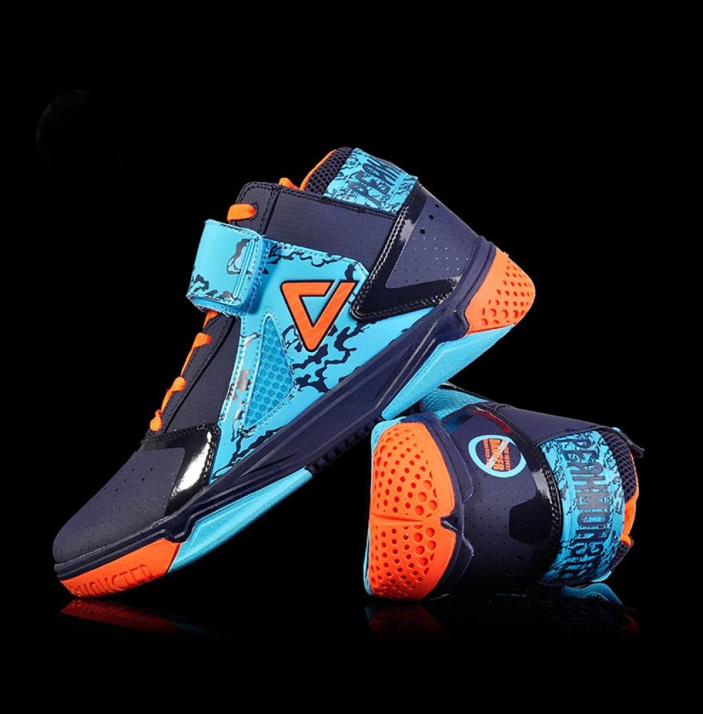 China&Sport Peak 2016 Spring Monster 3.4 Professional Basketball Shoes - Navy Blue/Red 2 China&Sport Peak 2016 Spring Monster 3.4 Professional Basketball Shoes - Navy Blue/Red - Image 2
