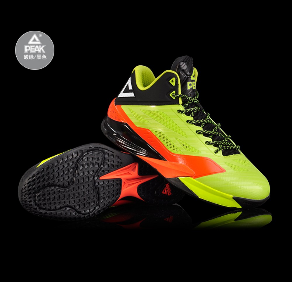 Peak 2016 Spring New Lightning IV Professional Basketball Shoes - Green/Black China&Sport Peak 2016 Spring New Lightning IV Professional Basketball Shoes - Green/Black -shooos shop e61053a 16