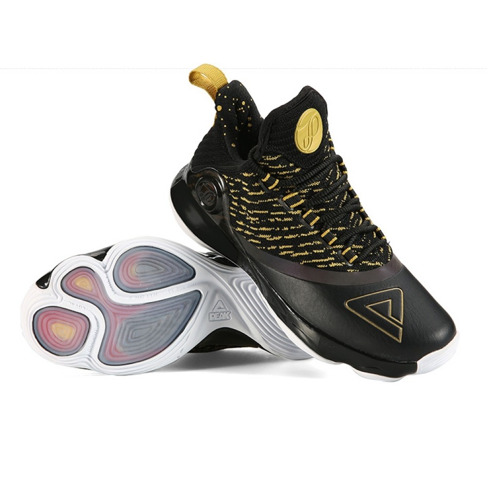 China&Sport Peak 2018 Tony Parker 6 VI Men's Professional Basketball Shoes - Black/Gold 2 China&Sport Peak 2018 Tony Parker 6 VI Men's Professional Basketball Shoes - Black/Gold - Image 2