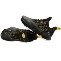 China&Sport Peak 2018 Tony Parker 6 VI Men's Professional Basketball Shoes - Black/Gold 5 China&Sport Peak 2018 Tony Parker 6 VI Men's Professional Basketball Shoes - Black/Gold -shooos shop e83323a black gold 2