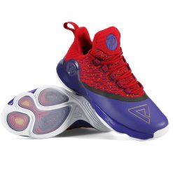 China&Sport Peak 2018 Tony Parker 6 VI Men's Professional Basketball Shoes - Purple/Red