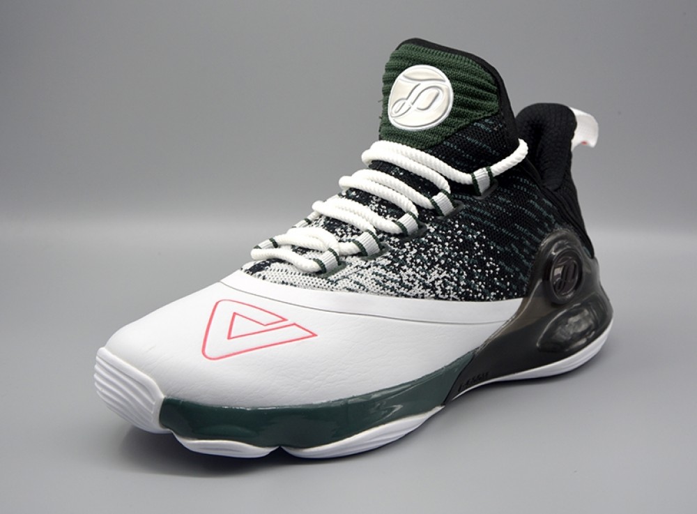 China&Sport Peak 2018 Tony Parker 6 VI Men's Professional Basketball Shoes - White/Green 2 China&Sport Peak 2018 Tony Parker 6 VI Men's Professional Basketball Shoes - White/Green - Image 2