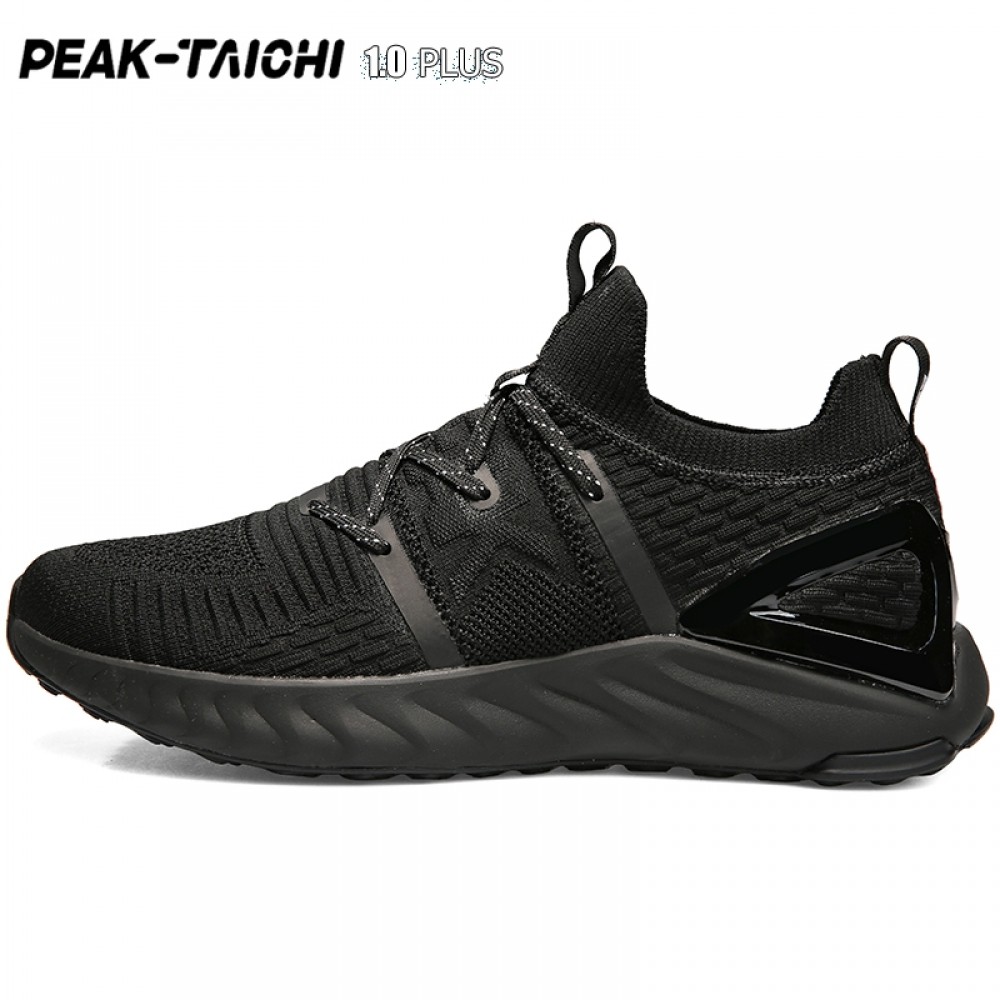 PEAK 2019 Summer New PEAK-"TAICHI" 1.0 Plus Smart Running Shoes - All Black China&Sport PEAK 2019 Summer New PEAK-"TAICHI" 1.0 Plus Smart Running Shoes - All Black -shooos shop e92577h all black 3