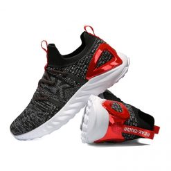 China&Sport PEAK 2019 Summer New PEAK-"TAICHI" 1.0 Plus Smart Running Shoes - Black/Red/Gray -shooos shop e92577h black red 2