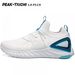 China&Sport PEAK 2019 Summer New PEAK-"TAICHI" 1.0 Plus Smart Running Shoes - White/Blue