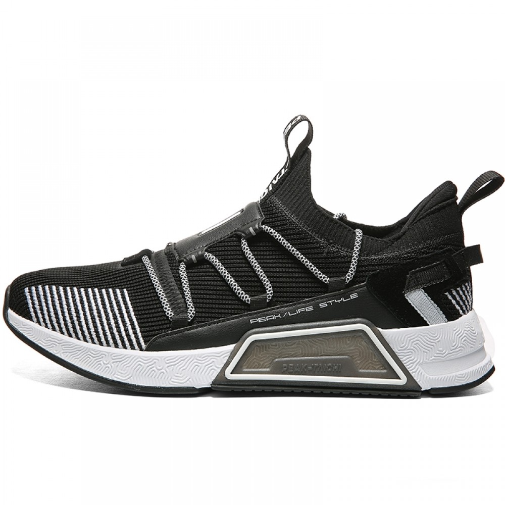 PEAK 2019 Summer PEAK-"TAICHI" Smart lifestyle Shoes China&Sport PEAK 2019 Summer PEAK-"TAICHI" Smart Lifestyle Shoes -shooos shop e93997e black white
