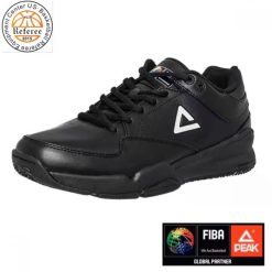 China&Sport PEAK FIBA Basketball Referee Shoes -shooos shop fiba basketball referee shoes white logo