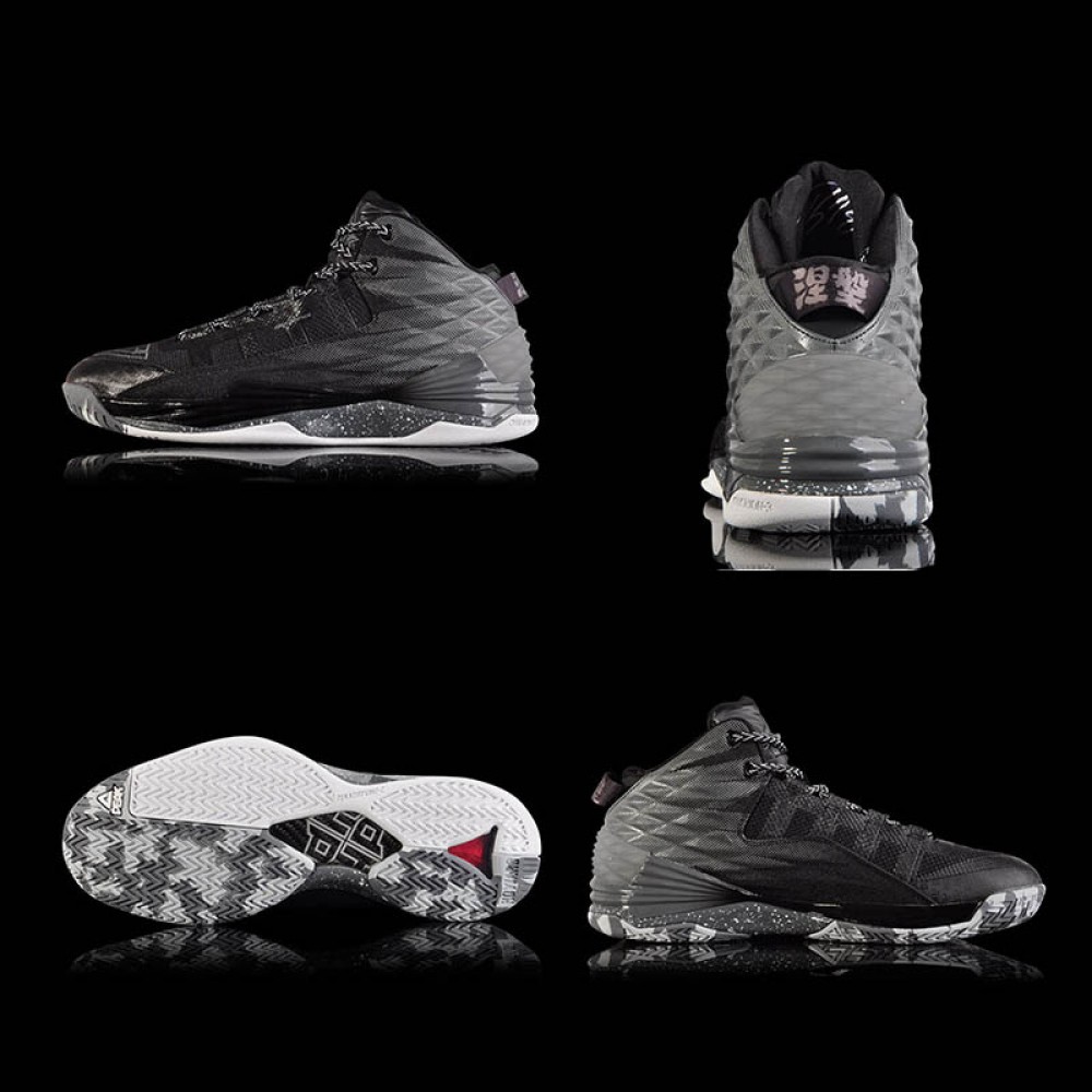 Houston Rocket Dwight Howard DH1 Signature Peak Basketball Shoes China&Sport Houston Rocket Dwight Howard DH1 Signature Peak Basketball Shoes -shooos shop howardi black 4