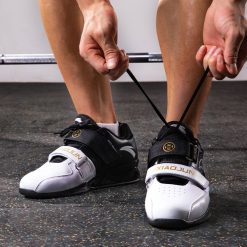 China&Sport Anta X LUXIAOJUN Men's Weightlifting Match Shoes - Black/White -shooos shop lu80a1a 1