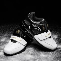 China&Sport Anta X LUXIAOJUN Men's Weightlifting Match Shoes - Black/White -shooos shop lu80a1a 3