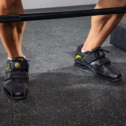 China&Sport LUXIAOJUN X Anta Men's Weightlifting Match Shoes - Black/Gold 3 China&Sport LUXIAOJUN X Anta Men's Weightlifting Match Shoes - Black/Gold -shooos shop lu80a1e 3