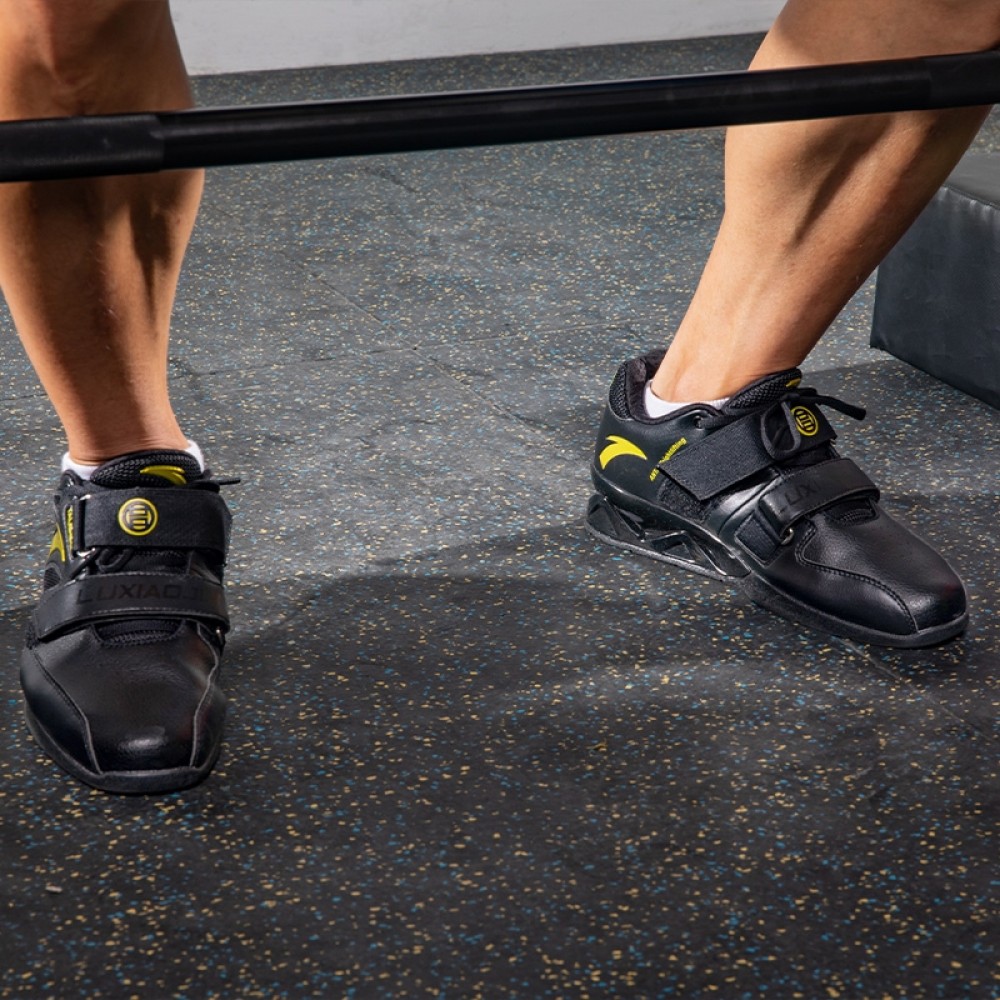 LUXIAOJUN X Anta Men's Weightlifting Match Shoes - Black/Gold China&Sport LUXIAOJUN X Anta Men's Weightlifting Match Shoes - Black/Gold -shooos shop lu80a1e 3