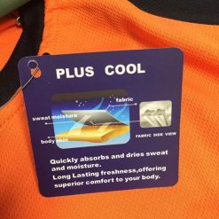 China&Sport Peak 2018 Basketball Referee Tops T-shirt - Orange/Black -shooos shop peak referee shirt orange black 4