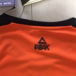 China&Sport Peak 2018 Basketball Referee Tops T-shirt - Orange/Black -shooos shop peak referee shirt orange black 5