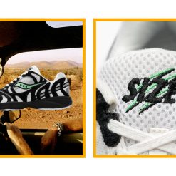 Sneakers Size? X Saucony Grid Azura 2000 (Zebra) - 7