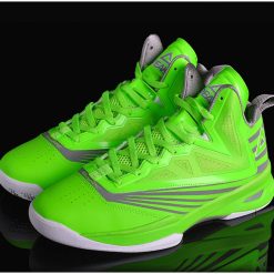 China&Sport Peak Soaring II-VI 3M Reflective Professional Basketball Shoes - Lime Green