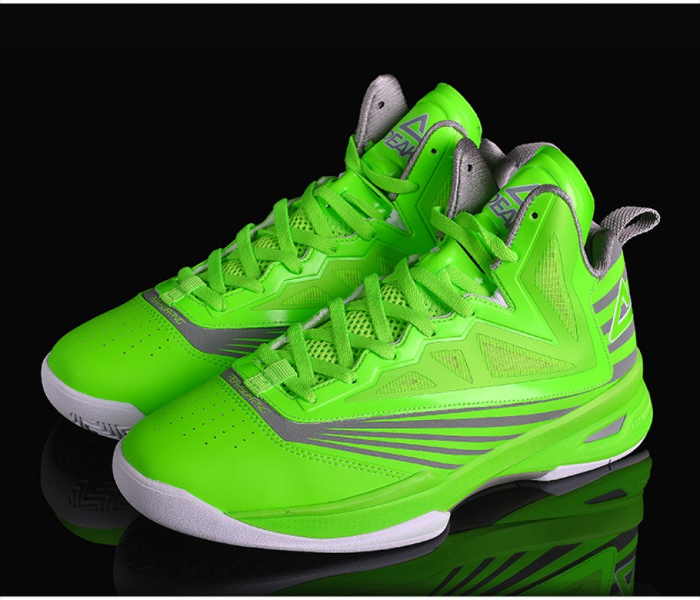 Peak Soaring II-VI 3M Reflective Professional Basketball Shoes - Lime Green China&Sport Peak Soaring II-VI 3M Reflective Professional Basketball Shoes - Lime Green -shooos shop
