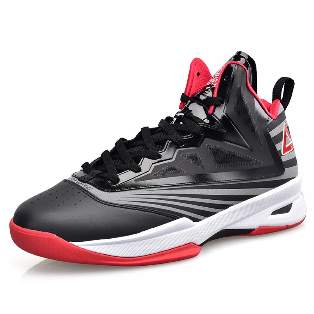 Peak Soaring II-VI 3M Reflective Professional Basketball Shoes - Black/Red China&Sport Peak Soaring II-VI 3M Reflective Professional Basketball Shoes - Black/Red -shooos shop