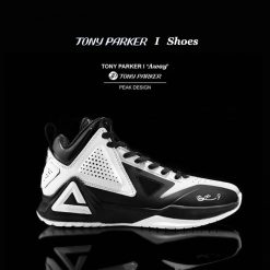 China&Sport Tony Parker TP9-I San Antonio Spurs Away Signature Basktball Shoes 3 China&Sport Tony Parker TP9-I San Antonio Spurs Away Signature Basktball Shoes -shooos shop tony parker 9 1 black white 1