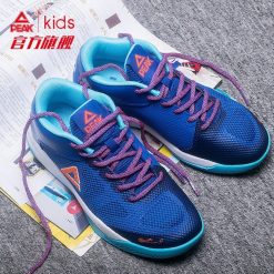 China&Sport Peak 2018 SpringTony Parker TP9 Kids Basketball Shoes -shooos shop tony parker kids shoes e72380a purple blue main 3