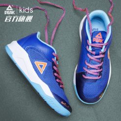 China&Sport Peak 2018 SpringTony Parker TP9 Kids Basketball Shoes -shooos shop tony parker kids shoes e72380a purple blue main 4