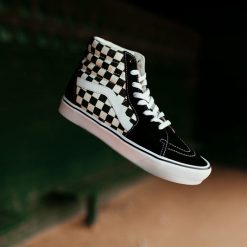 Sneakers Vans Checkerboard Sk8-Hi Lite (Black/White) - 3.5